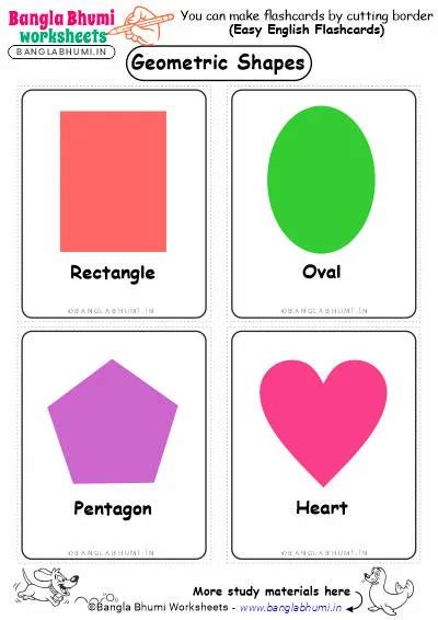 Free Geometric Shapes Flashcards 2025 PDF Download - Fun Learning Tool ...