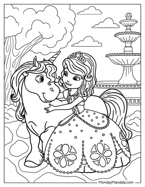 Princess Sofia Coloring Sheets