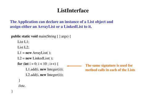 Function Interface for a List Class Example 的图像结果