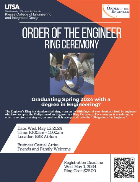 Order of the Engineer Ceremony | UT San Antonio