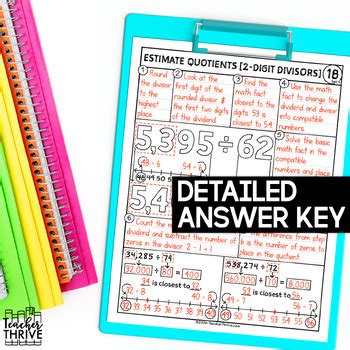 Image result for Estimate Quotients 5.3 Go Math Homework 5th