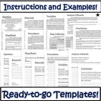 Examples of a Science Fair Report 的图像结果