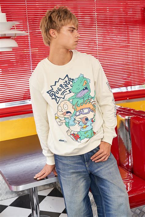 Buy Rugrats Dinosaur Off White Sweatshirt | BonkersCorner