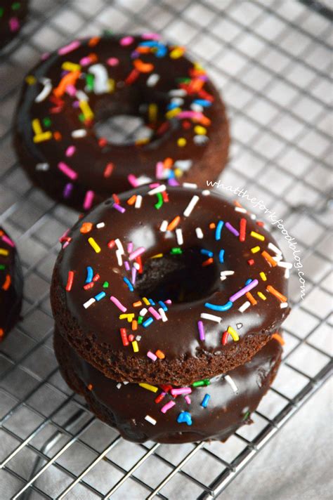 Peanut Butter Baked Donuts with Chocolate Glaze