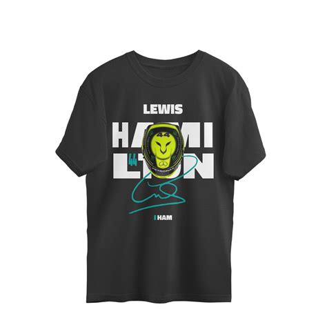 Lewis Hamilton Helmet Graphic Oversized Tee - Redravenstore – Red Raven