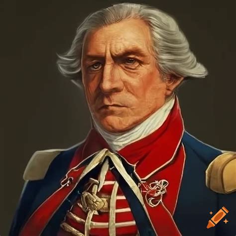 Revolutionary war hero on Craiyon