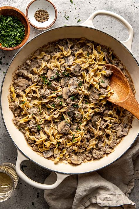Light Beef Stroganoff The Best Beef Stroganoff