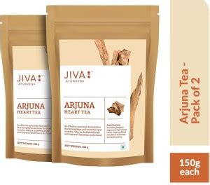 JIVA Arjuna Tea - Caffeine Free Tea - For Healthy Heart Functions - 150 ...