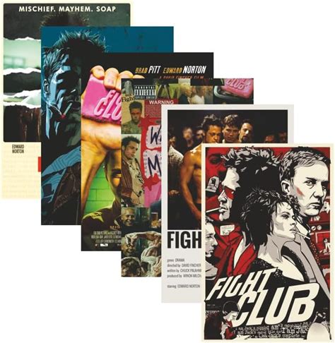 POSTER WALLAH Fight Club Poster for Home Office and Student Room Wall ...