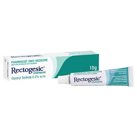 Rectogesic Glyceryl Trinitrate (2%) Ointment 30g | Healthylife