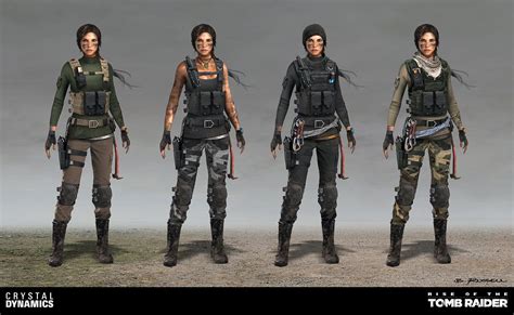 ArtStation - Rise of the Tomb Raider-Lara DLC Outfits, Brandon Russell ...