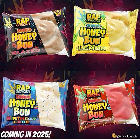 Snack Betch | New Jumbo Honey Buns from Rap Snacks! 2025 is going to be ...