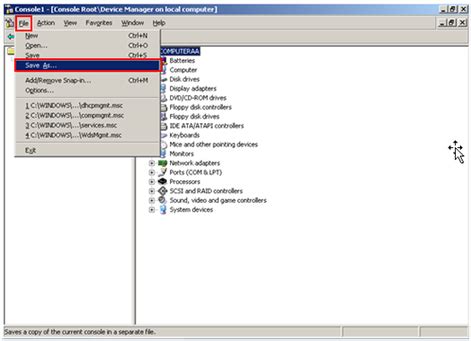 MMC Console Tutorial 的图像结果