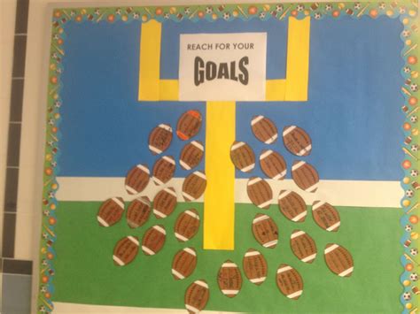Goals Bulletin Board for Academic Success