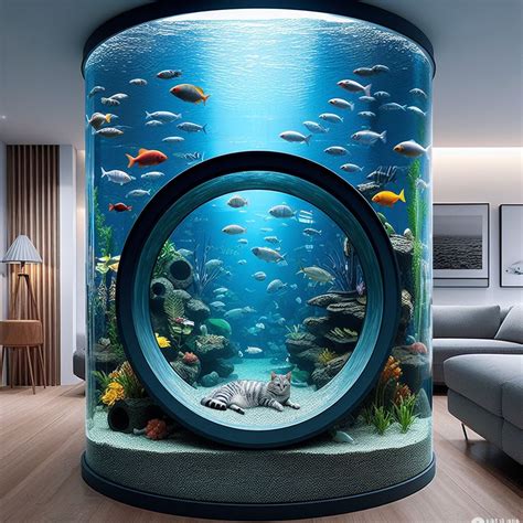 Crafting a Cat-Friendly Haven: Aquariums with Cat Tunnels