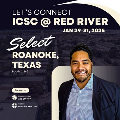 Team Roanoke will be at ICSC Red River - Jan 29-31! Make your Roanoke, Texas the next move for ...
