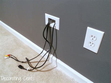 Wall Mount TV Hide Cable Box 的图像结果