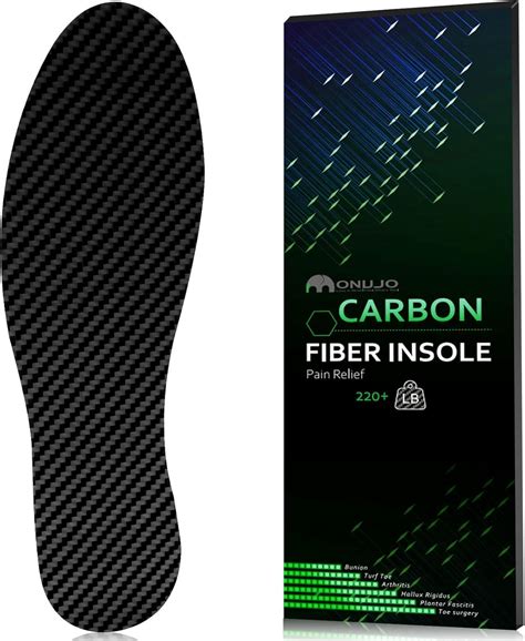 Amazon.com: Freeior Carbon Fiber Insole for Pain Relief of Turf Toe, Hallux Rigidus and Limitus ...