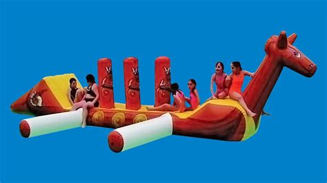 Image result for Sinking Inflatables in Pool