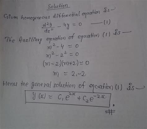 Image result for How to Find Homogeneous Equation