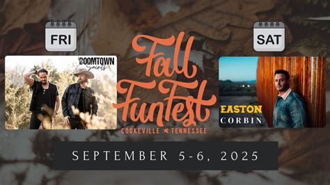 Fall FunFest 2025, On Cookeville's Courthouse Square at the Fall Fun ...