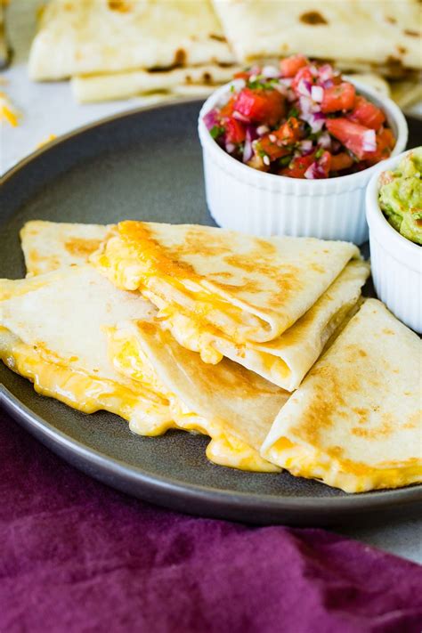 The BEST Quesadilla Recipe (Easy & Cheesy!) - Oh Sweet Basil