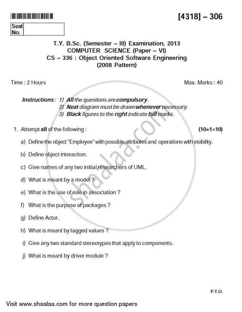 Object Oriented Software Engineering 2013-2014 B.Sc Computer Science ...