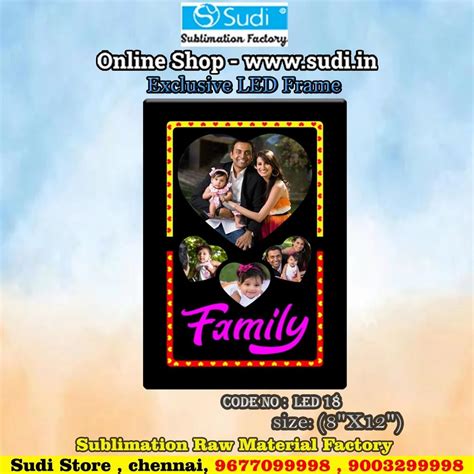 Led Photo Frame - Sublimation Led Photo Frame Manufacturer from Chennai