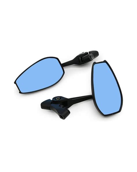 Napoleon anti glare oval shaped mirrors short stem (pair) for all moto ...