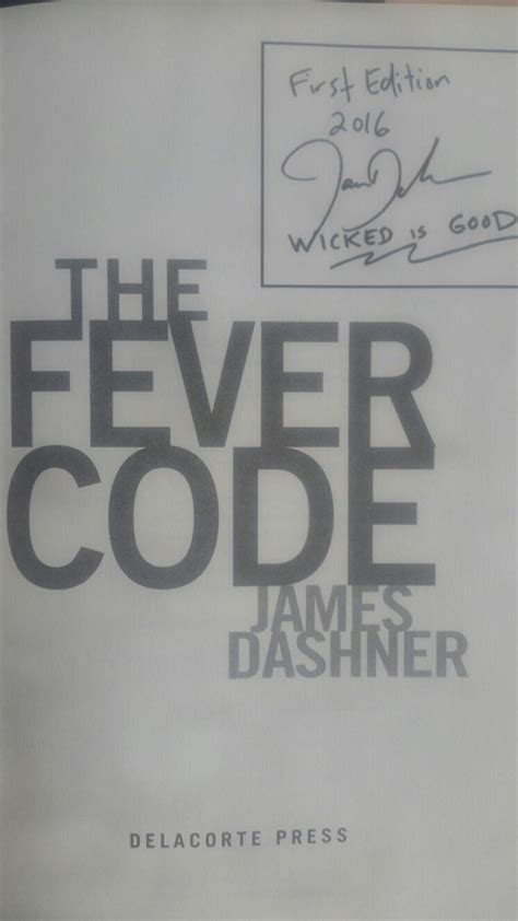 Image result for The Fever Code Cover Without Words