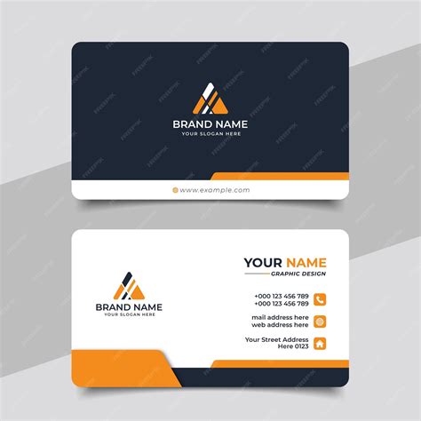 Creative modern professional business card template design | Premium Vector