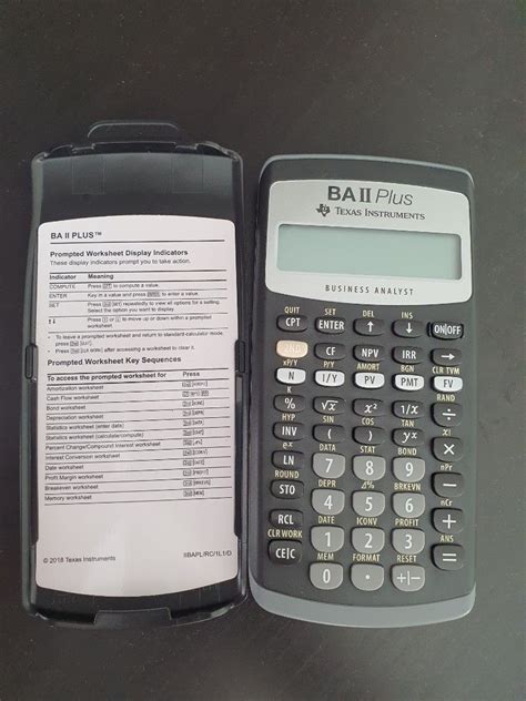Using BA 2 Plus Calculator 的图像结果