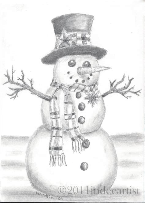 christmas drawing hard