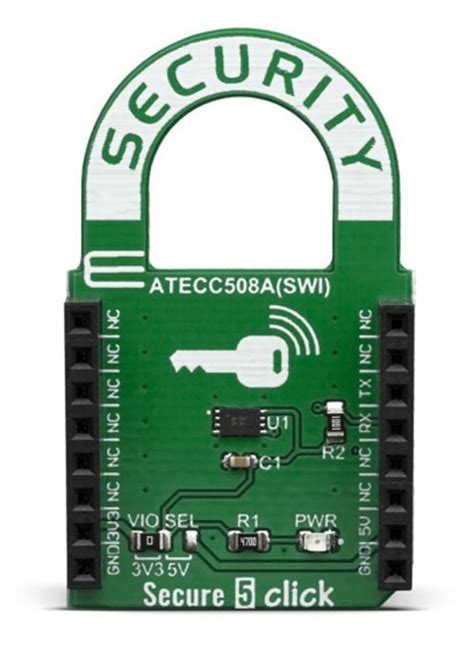MIKROE-3774 MikroElektronika | MikroElektronika Secure Click Schematic ...