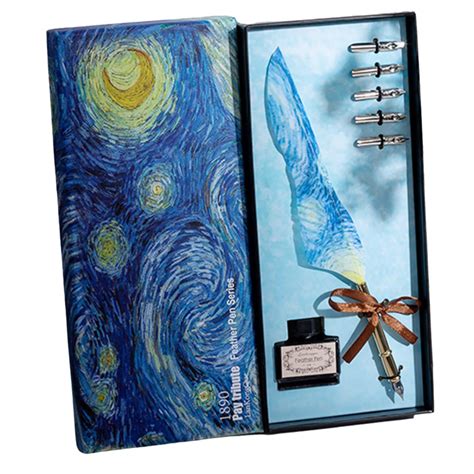 SPITEN Antique Quill Pen Calligraphy Set: Elegant Writing and Drawing ...