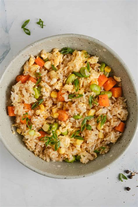 Vegetable Fried Rice Recipe - Food Faith Fitness