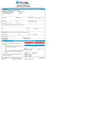 Fillable Online Please contact Personal Choice 65SM PPO if you need ...