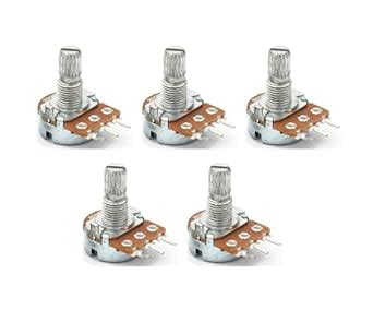SP Electron B50K ohm 3 pin Rotary round shaft handle potentiometer ...