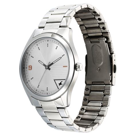 Buy Online Fastrack Stunners Quartz Analog Silver Dial Silver Metal ...