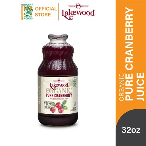 Lakewood Organic Pure Cranberry Juices (32oz) | Shopee Malaysia