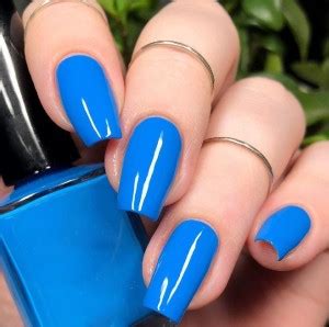 GFSU MATTE FINISH NAIL PAINT WITH QUICK DRY FORMULATION LIGHT BLUE BLUE ...