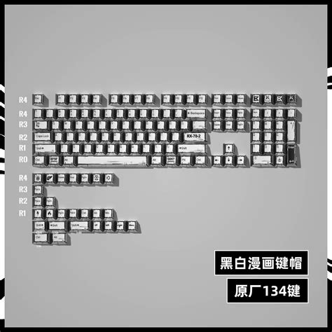 Black n White Comic - Cherry – FancyKeebs