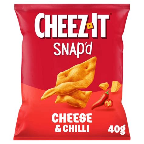 Cheez-It Cheese & Chilli Snap'd Snacks 40g | E-Snacks