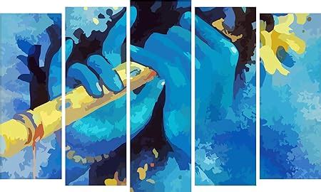 Inephos Vinyl Religious Painting, Multicolour, Krishna Flute, Full ...