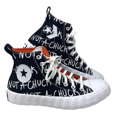 Converse UNT1TL3D High Shoes Kids Black White Canvas Sneakers 266514C ...