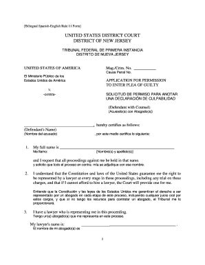 Fillable Online njd uscourts Bilingual Spanish.rtf - njd uscourts Fax ...