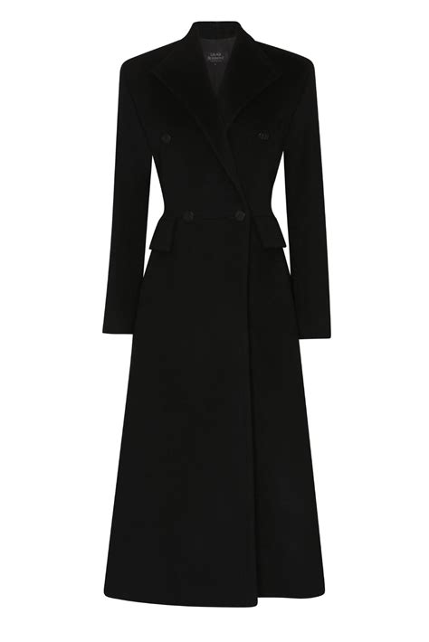 Cashmere/Wool Coat in Black - Dulcima in 2024 | Black dress coat, Wool ...