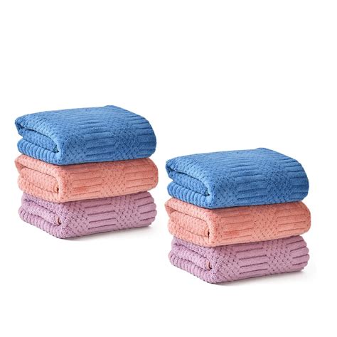UrbanLeaf Super Soft Microfiber Face Towels, (30 X 30 CM), (6 Pieces ...