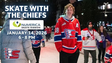 Skate Night with the Chiefs , Numerica Skate Ribbon, Spokane, 14 ...
