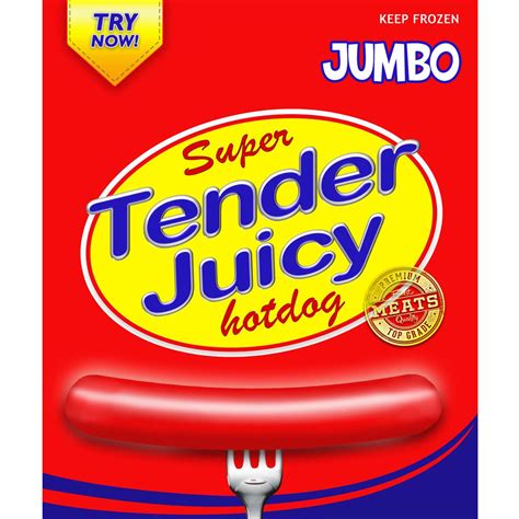 Tender Juicy Hotdog Jumbo (1kg) – Tindahan ni Marekoy